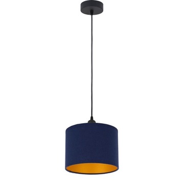 LAMPA WISZĄCA SUFITOWA MINI ABAŻUR TKANINA LED