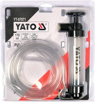 НАСОС ДЛЯ ПЕРЕКАЧКИ ЖИДКОСТЕЙ 170 МЛ YT-07071 YATO