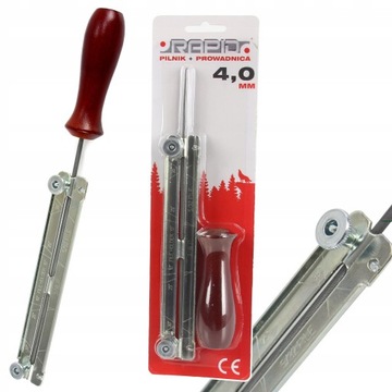 PILNIK Z PROWADNICĄ OSTRZAŁKA DO ŁAŃCUCHÓW 4.0MM