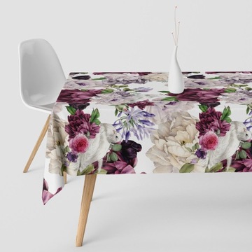 OBRUS PLAMOODPORNY 140X220 GŁADKI MATOWY GRUBY 080