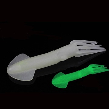 4 шт. наживки для кальмаров, 22 см/70 г, мягкие для морской воды