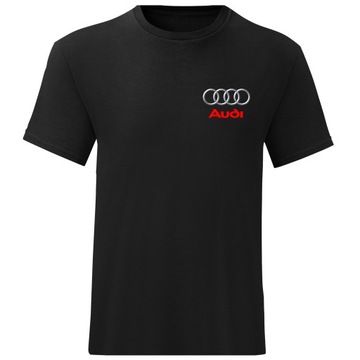 AUDI QUATTRO KOSZULKA MĘSKA TSHIRT MĘSKI Z NADRUKIEM AUDI RS ROZMIAR M