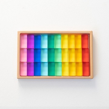 Развивающие блоки развивающие игрушки прозрачный внешний вид куб 30шт