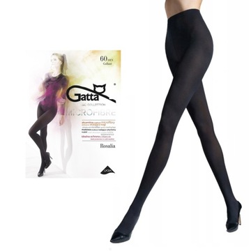 Grube rajstopy Gatta Rosalia 60 DEN 3-M NERO