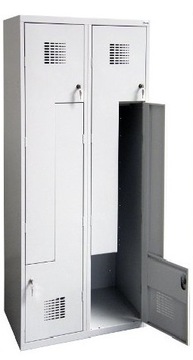 Szafka 4 komorowa ubraniowa drzwi L 180x80 SUL 42w