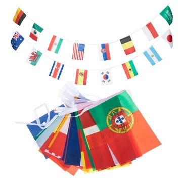 Ga-Top 32 Flags Soccer String