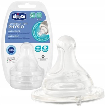 CHICCO SMOCZEK DO BUTELKI PERFECT5 KASZKA 6m+ 2szt