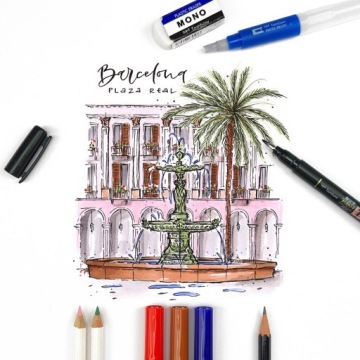 Набор Urban Sketching Маркеры для надгробий - 9 шт.