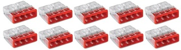 WAGO 2273-204 SZYBKOZŁĄCZKA ZŁĄCZKA PUSH WIRE 4x0,5-2,5mm2 10 SZT
