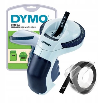 Wytłaczarka etykiet DYMO OMEGA 12748 S0717930 do domu, biura + taśma 3D 9mm