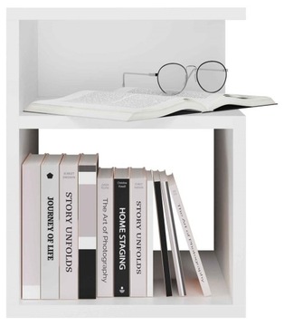 Прикроватная тумбочка 30 см Комод СТОЛ ПОЛКА ДЛЯ МЕБЕЛИ ДЛЯ СПАЛЬНИ МАТОВЫЙ БЕЛЫЙ