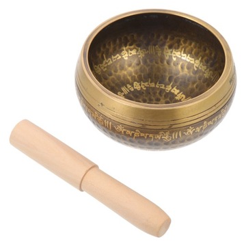 Tybetański Budda Śpiewająca Misa Buddyzm 1 Zestaw