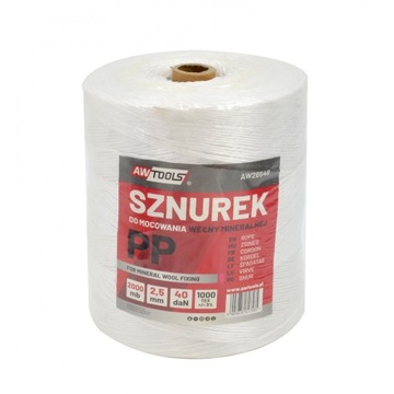 AWTOOLS SZNUREK PP DO PODWIĄZYWANIA WEŁNY 300m AW26542