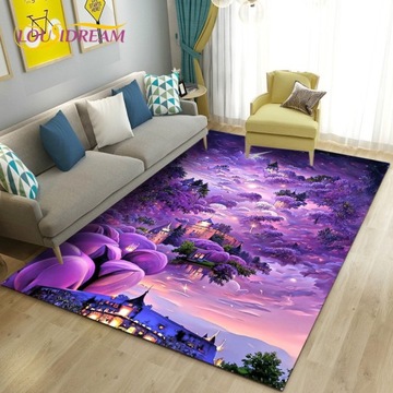 Dywan 3D piękny sen magiczny zamek dekoracje do s