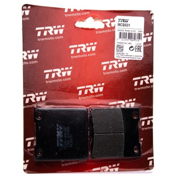 ТОРМОЗНЫЕ КОЛОДКИ. МОТО. (ОРГАНИЧЕСКИЙ) KAWASAKI ZZR TRW MCB531