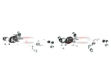 2X TŘMENY BRZDY KAMOKA PŘEDNÍ L+P DO MERCEDES-BENZ CLS (C218),