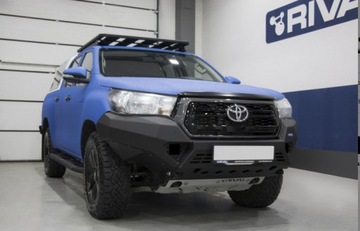 Zderzak Aluminiowy Hilux Toyota Revo 2018- pod wyciągarkę TUV RIVAL