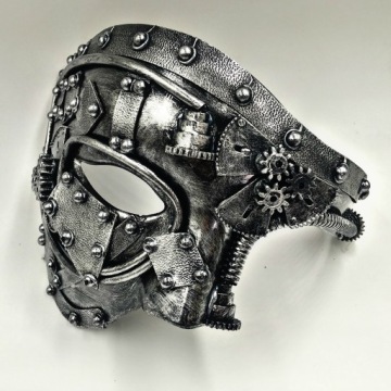 СТИМПАНК-МАСКА/МАСКА БАЛЬНОЕ КИБЕР-ПЛАТЬЕ