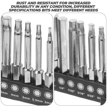 Набор сверл с шестигранными битами, 2 комплекта