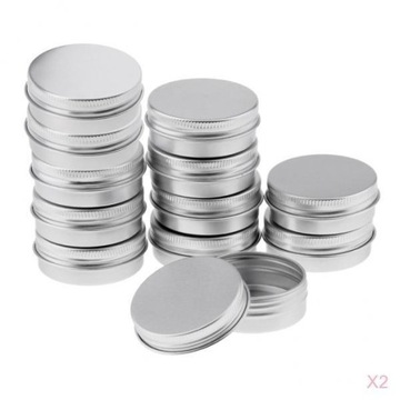 30 ml aluminiowe słoiki kosmetyczne puszki pojemnik na krem
