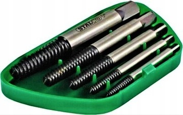 Wykrętaki spiralne 5el. do zerwanych śrub STALCO