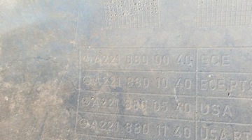 MERCEDES S TŘÍDA W221 NÁRAZNÍK PŘEDNÍ