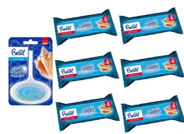 Brait Kostka WC 1-faz. Zawieszka+ 6xZapas Oceanic