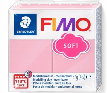 Masa STAEDTLER plastyczna FIMO SOFT TRENDY 57 g różowy pastelowy, nr T21