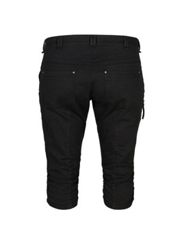 ZZ9 ZIZZI CZARNE SPODNIE JEANSY CAPRI 44