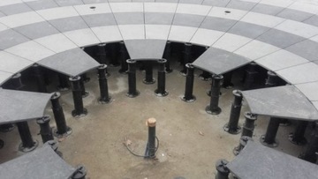 Регулируемая опора террасы плиты 150-350 мм.
