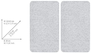 Стеклянная защитная пластина для плиты, 2 шт.