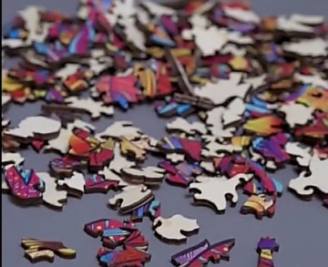 ДЕРЕВЯННЫЙ ПАЗЛ ДЛЯ ВЗРОСЛЫХ ДЕТЕЙ 131 ДЕТАЛЬ ЛИСА ПОДАРОК ​​РЕБЕНКУ