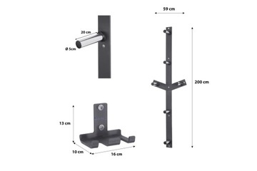 НАБОР НАСТЕННЫХ ВЕШАЛОК STR28 +STR29 /HMS