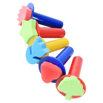 Malarstwo Stamp Kid Kids Tools Pędzle gąbkowe