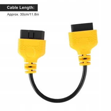 УДЛИНИТЕЛЬ OBD2 АДАПТЕР OBDII 30 СМ