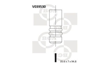 BGA V039530 VENTIL NASÁVÁCÍ