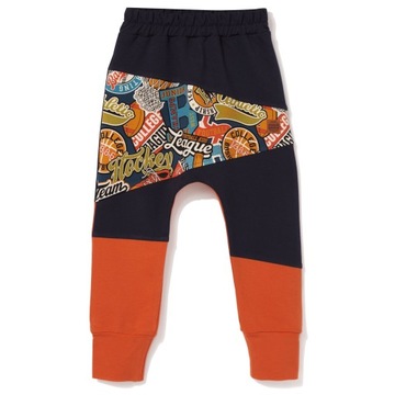 TuSzyte | Elastyczne spodnie baggy, bawełna R.110
