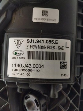 PORSCHE TAYCAN 9J1 2021 SVĚTLA PŘEDNÍ