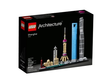 LEGO Architecture 21039 Shanghai. Szanghaj. Ładne pudełko.