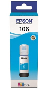 Oryginalny tusz 70 ml EPSON 106 EcoTank Cyan