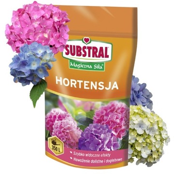 SUBSTRAL MAGICZNA SIŁA 350g do HORTENSJI silne WYBARWIENIE KWIATÓW