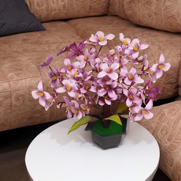 Искусственные цветы в горшке УКРАШЕНИЕ ОРХИДЕИ