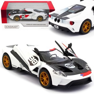 AUTO METALOWE FORD GT HERITAGE METALOWY SAMOCHÓD METAL MODEL KINSMART 1 38