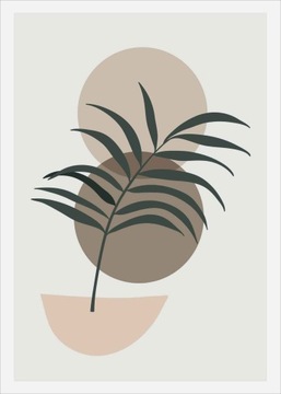 BOHO liście B2 Plakat Plakaty 70x50cm Nowoczesny