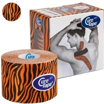 TEJP KINESIO CURE TAPE ART 5CMX5M TIGER ORANGE