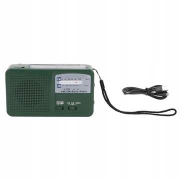 Plastikowe zewnętrzne światło awaryjne Radio