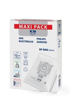 12x WORKI EP-BAG MICRO PHILIPS ELECTROLUX+2FILTRY