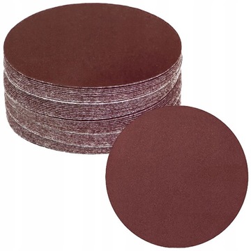 KRĄŻEK PAPIER ŚCIERNY KRĄŻKI ŚCIERNE NA RZEP 50szt 125mm P40 DO SZLIFIERKI