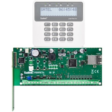 [8A] Zestaw Alarmowy PERFECTA-IP 32-WRL + PRF-LCD - SATEL