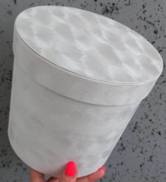 FLOWER BOX Велюровая Замшевая Элегантная Коробка M